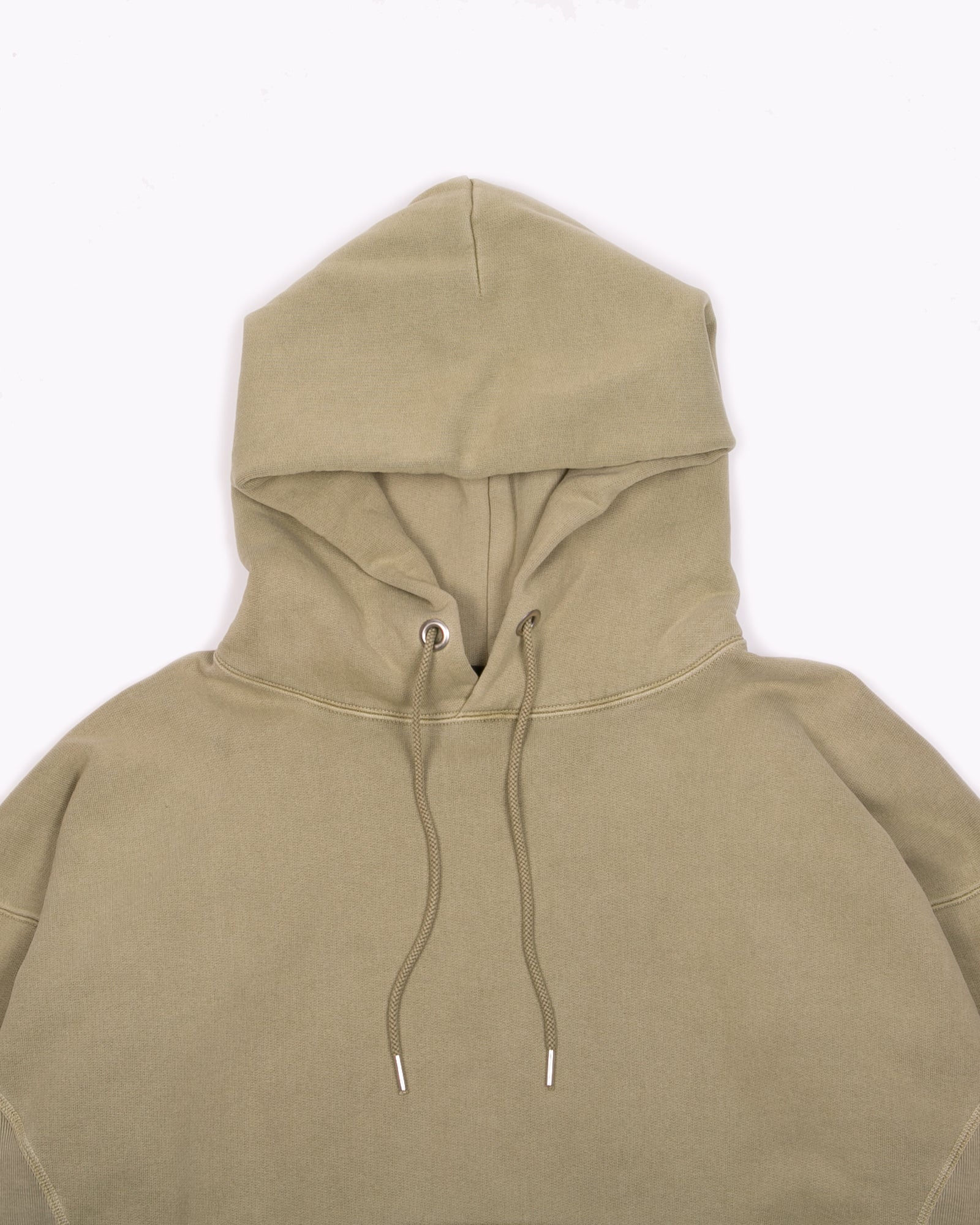 NATURAL DYED HOODIE FLEECE - LICHEN(3133)