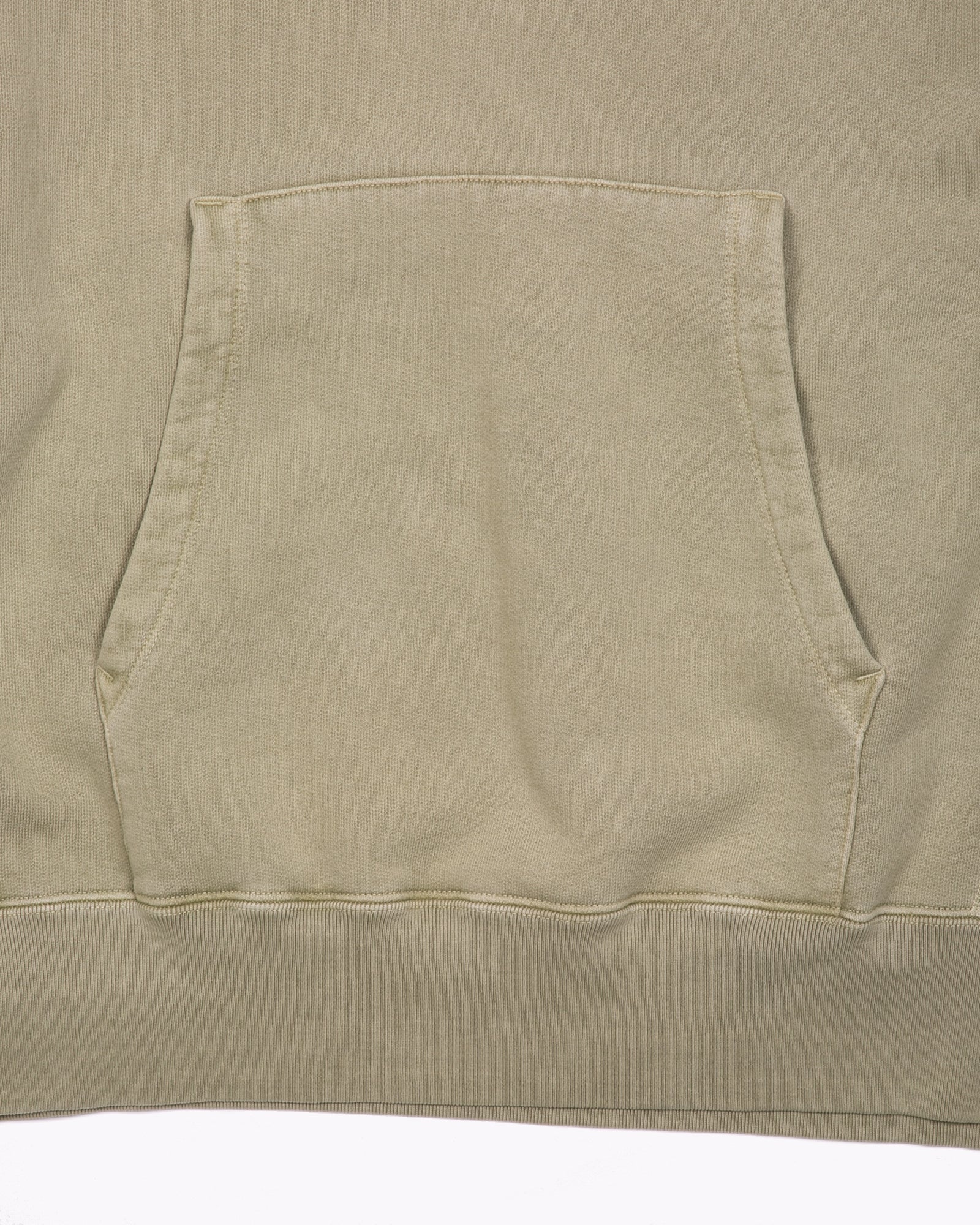 NATURAL DYED HOODIE FLEECE - LICHEN(3133)