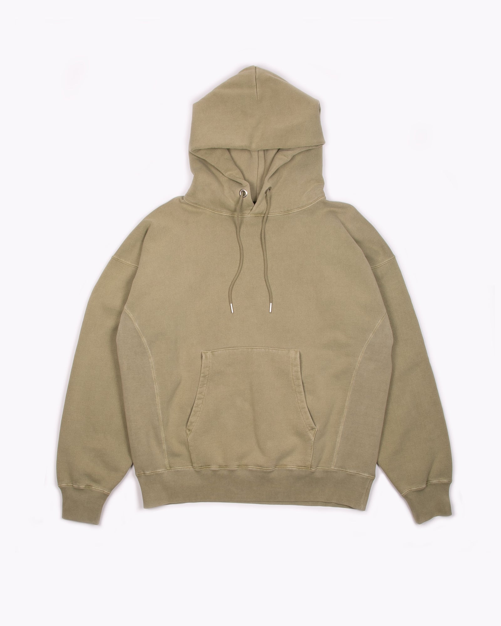 NATURAL DYED HOODIE FLEECE - LICHEN(3133)
