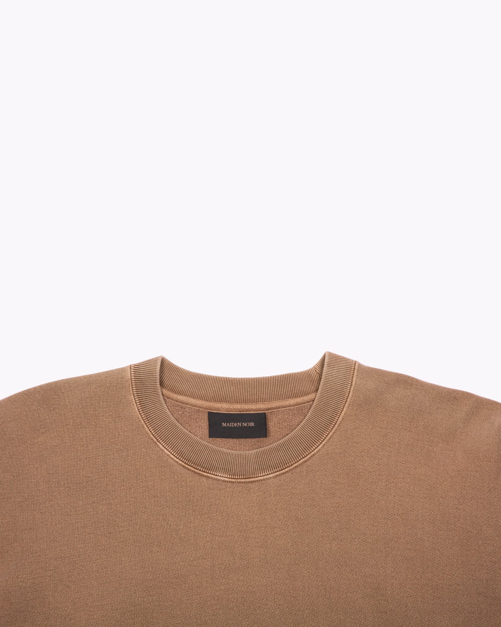NATURAL DYED CREW FLEECE - BARK(3134)