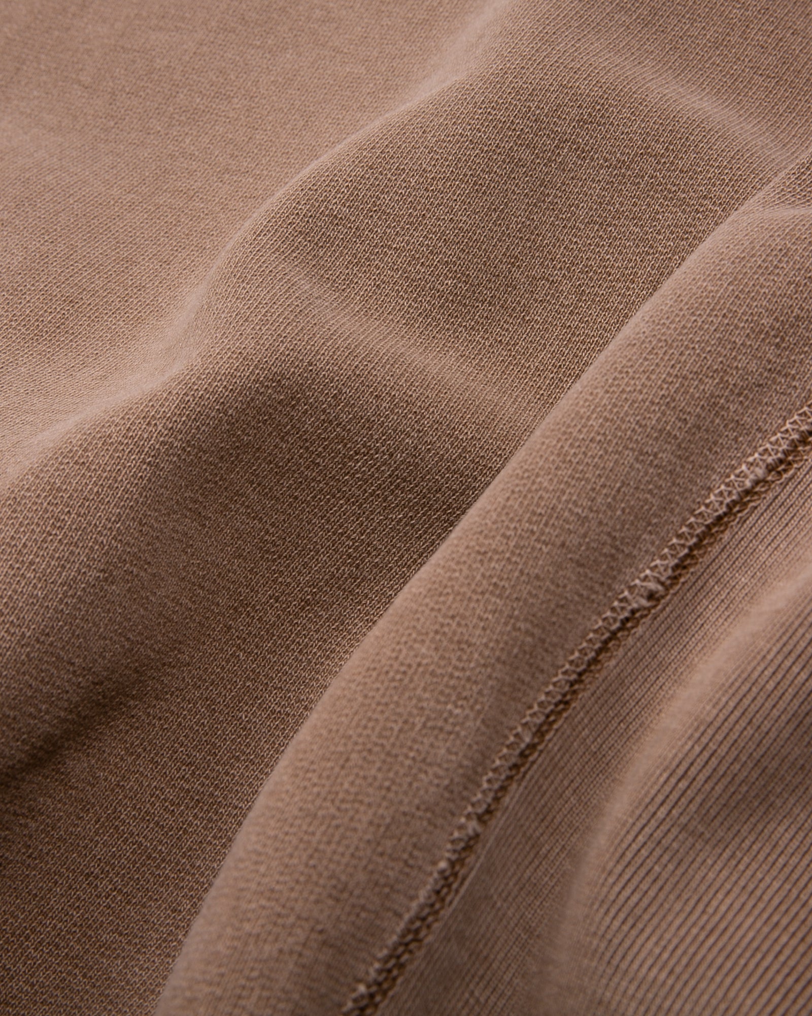 NATURAL DYED CREW FLEECE - BARK(3134)