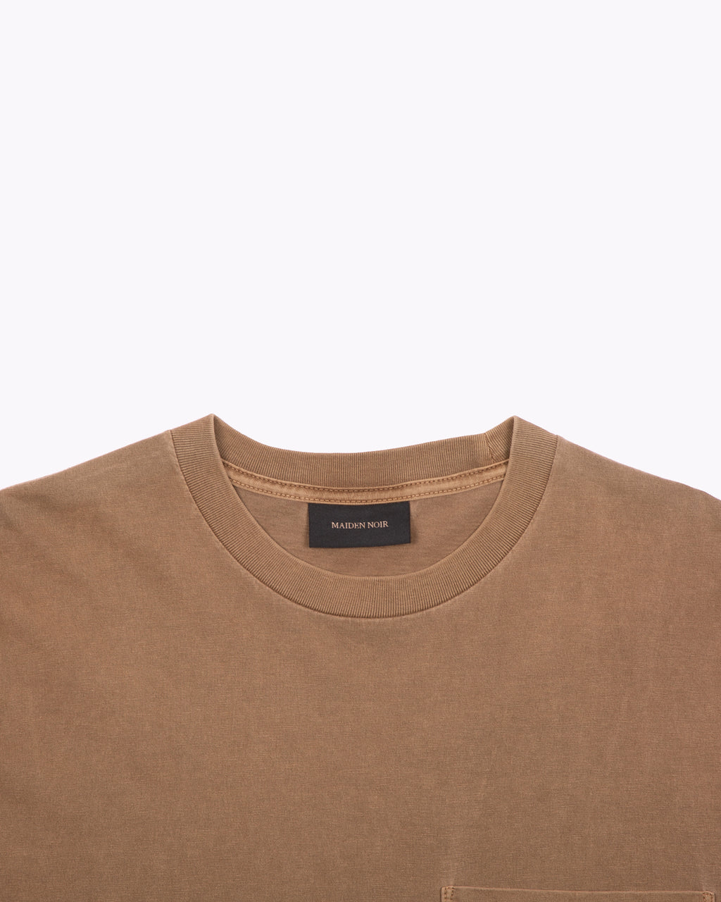 NATURAL DYED BLOCK LS JERSEY - BARK(3135)