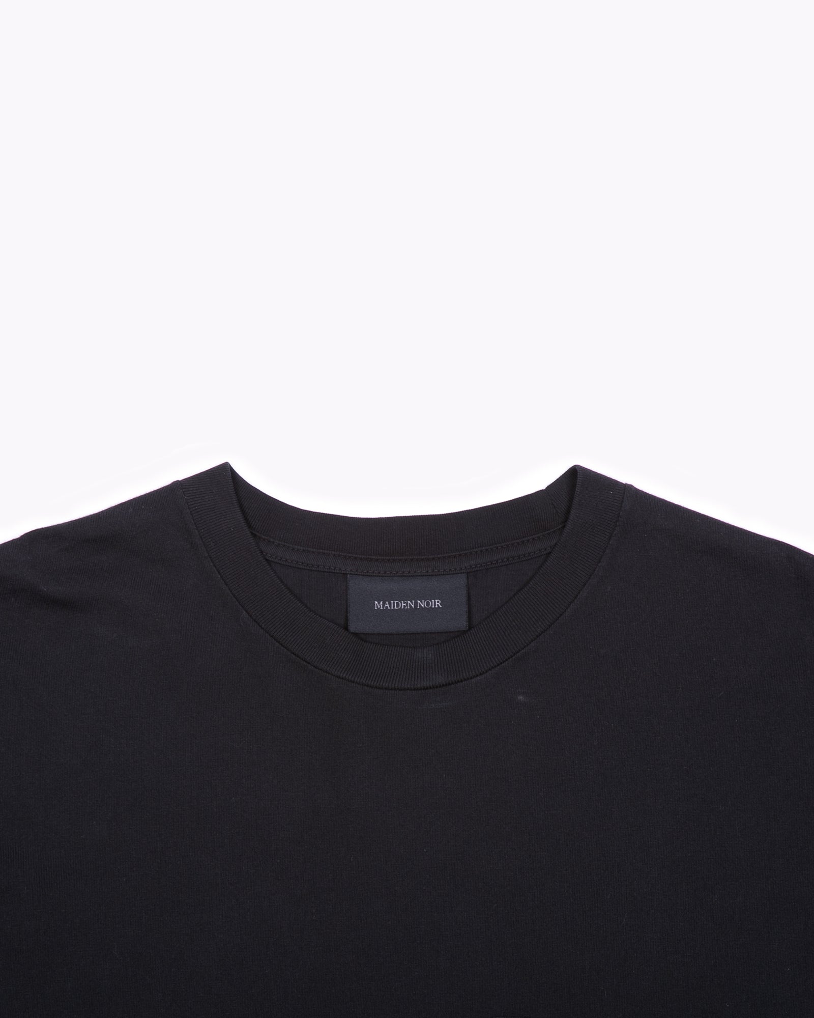 NATURAL DYED BLOCK SS JERSEY - BLACK(3136)