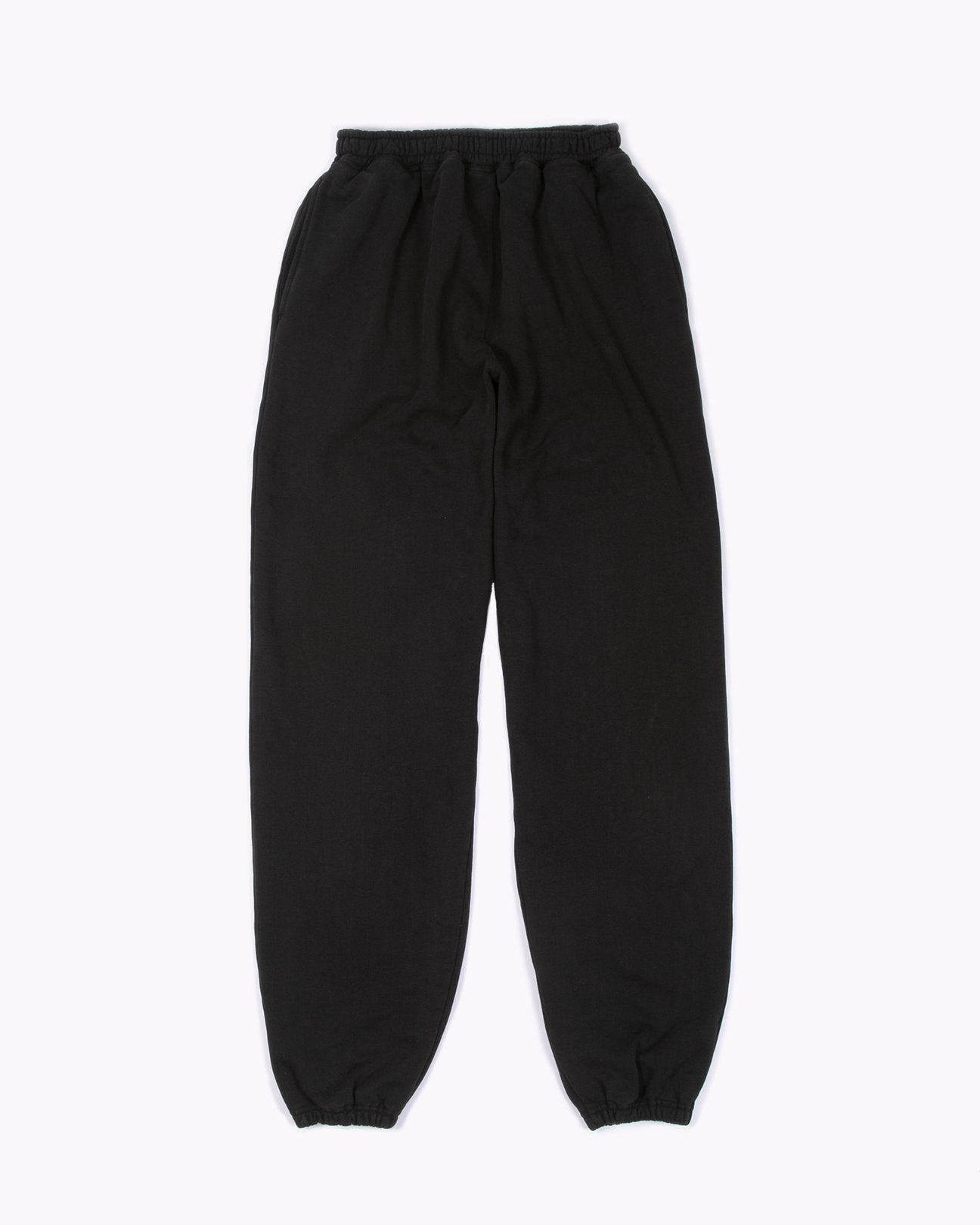 NATURAL DYED FLEECE TROUSER - BLACK(3137)