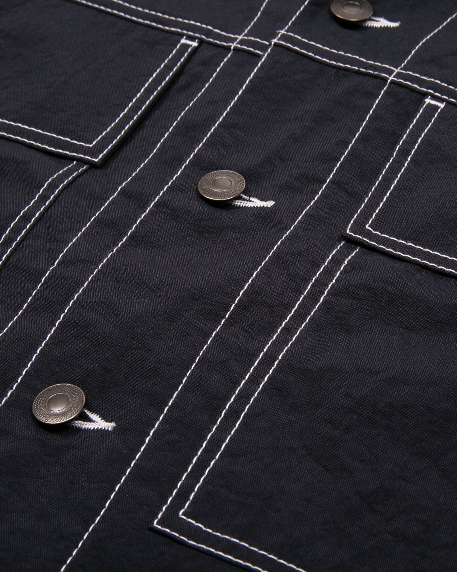 NYLON RANCH JACKET - BLACK(3202)