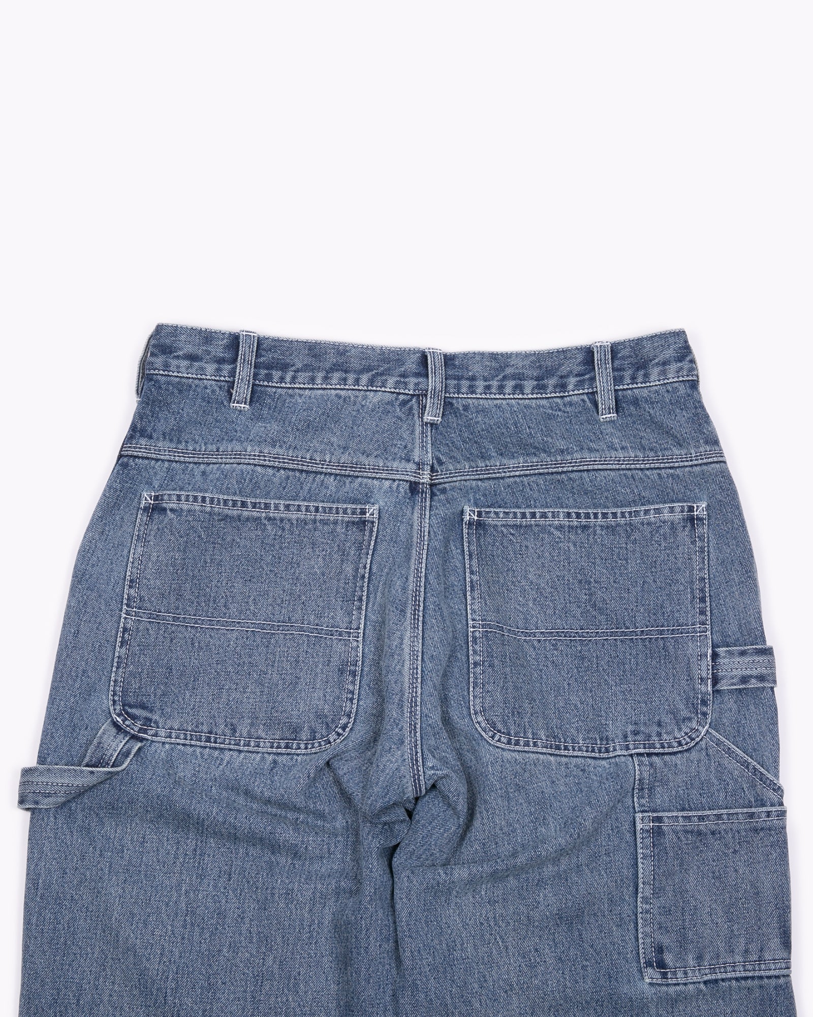 DOUBLE KNEE TROUSER - LIGHT INDIGO(3221)