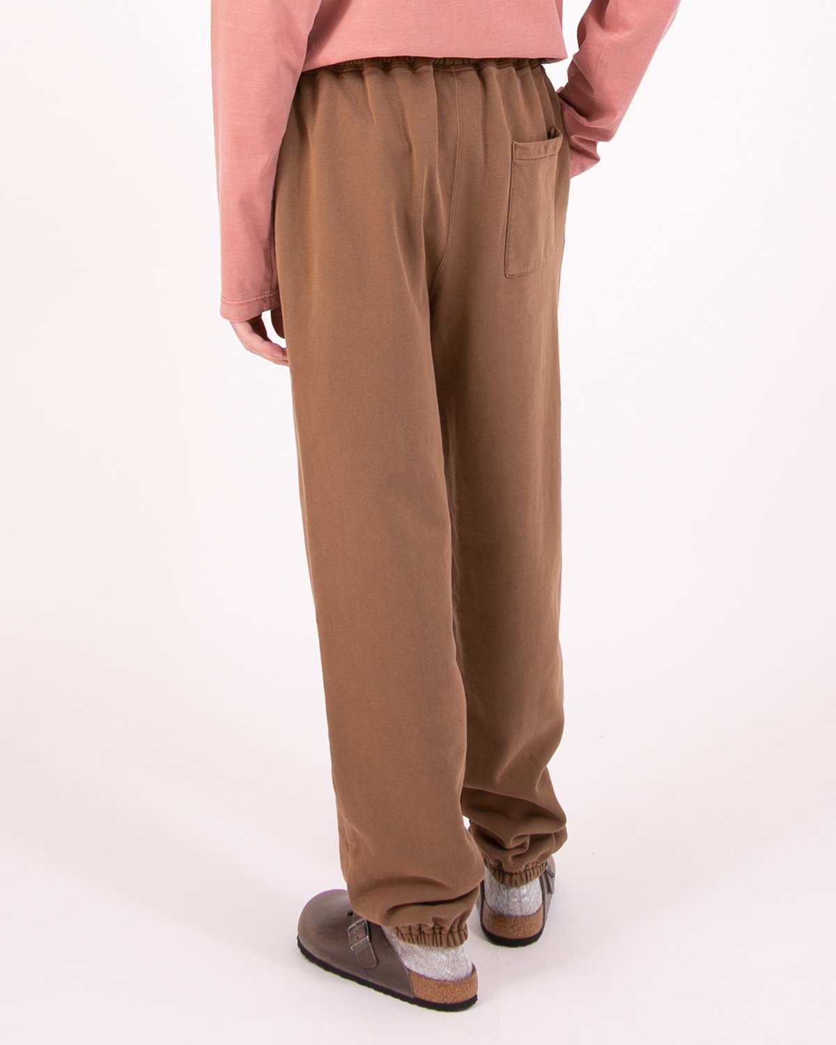 NATURAL DYED FLEECE TROUSER - BARK(3137)