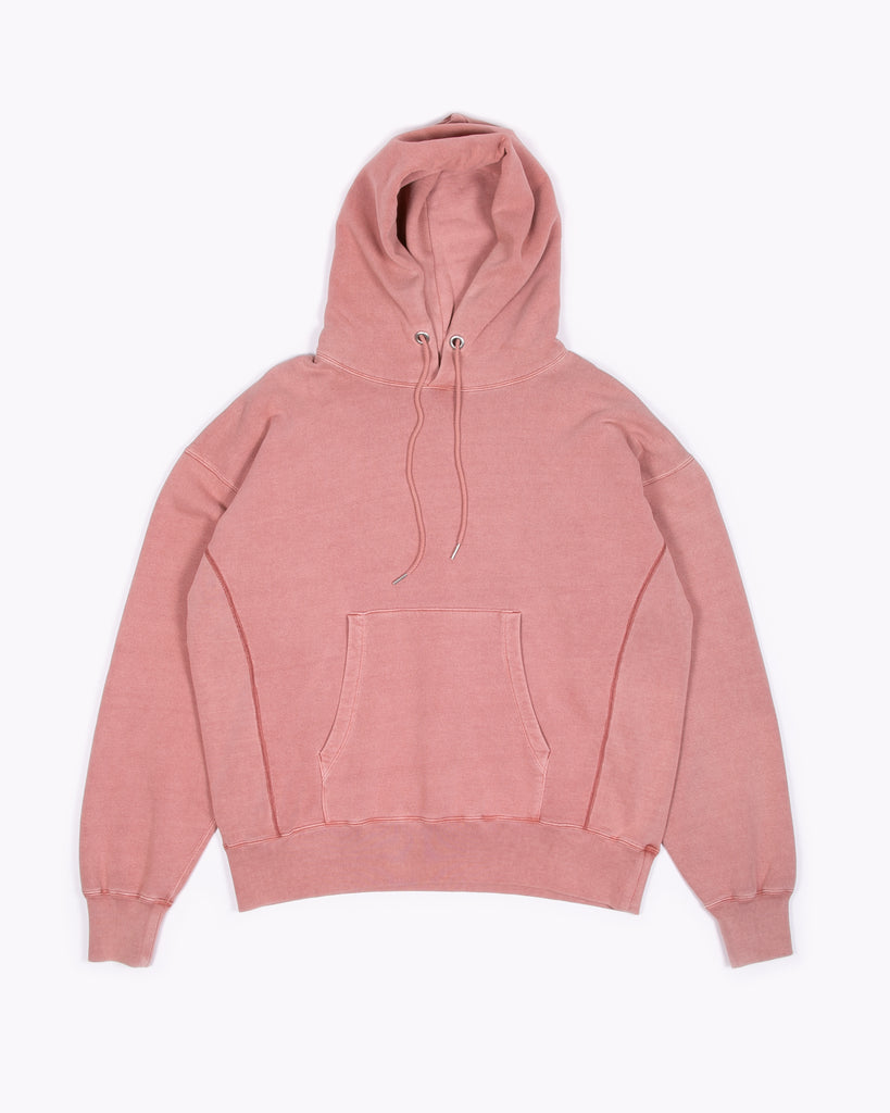 NATURAL DYED HOODIE FLEECE - BRICK(3033)