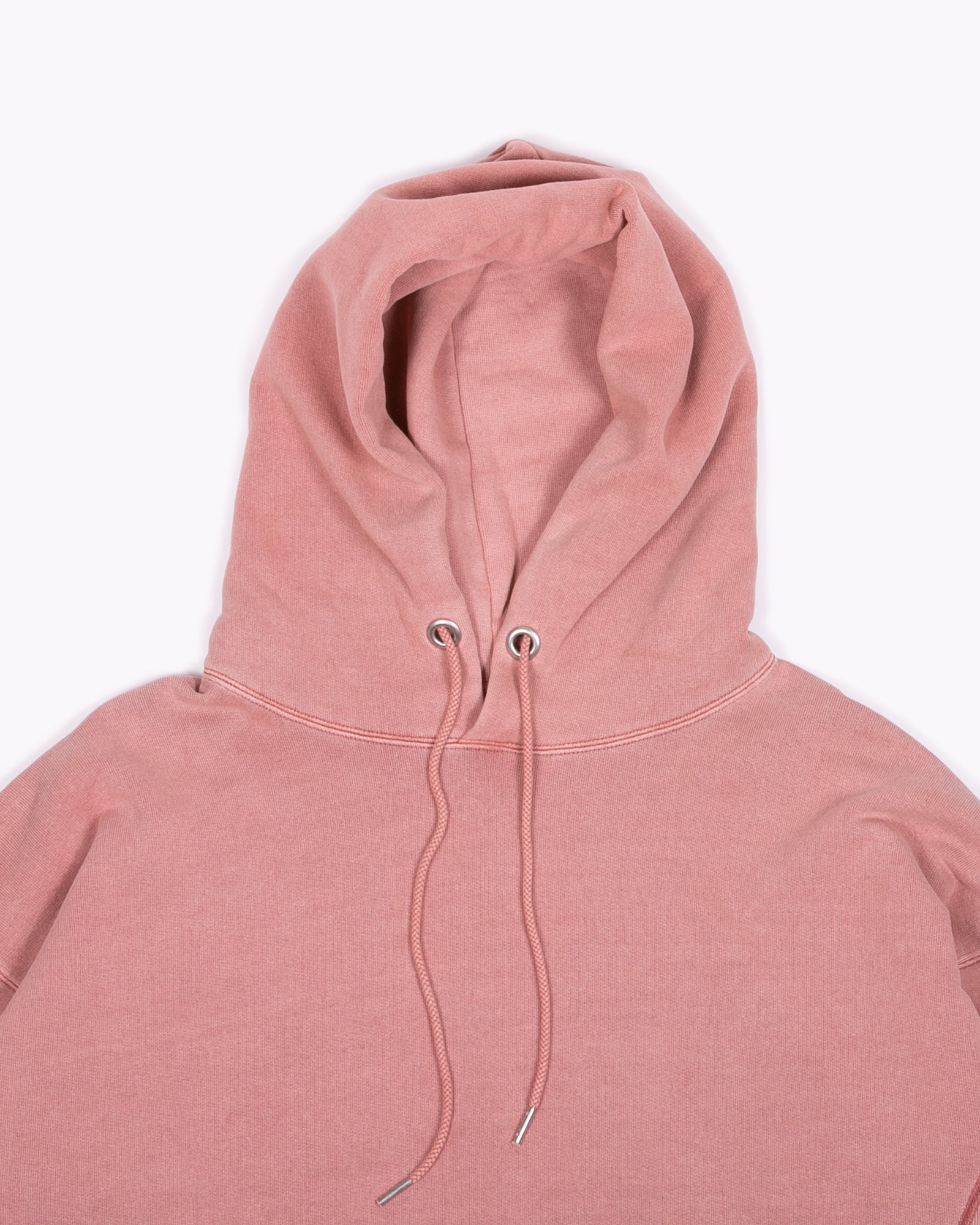 NATURAL DYED HOODIE FLEECE - BRICK(3033)