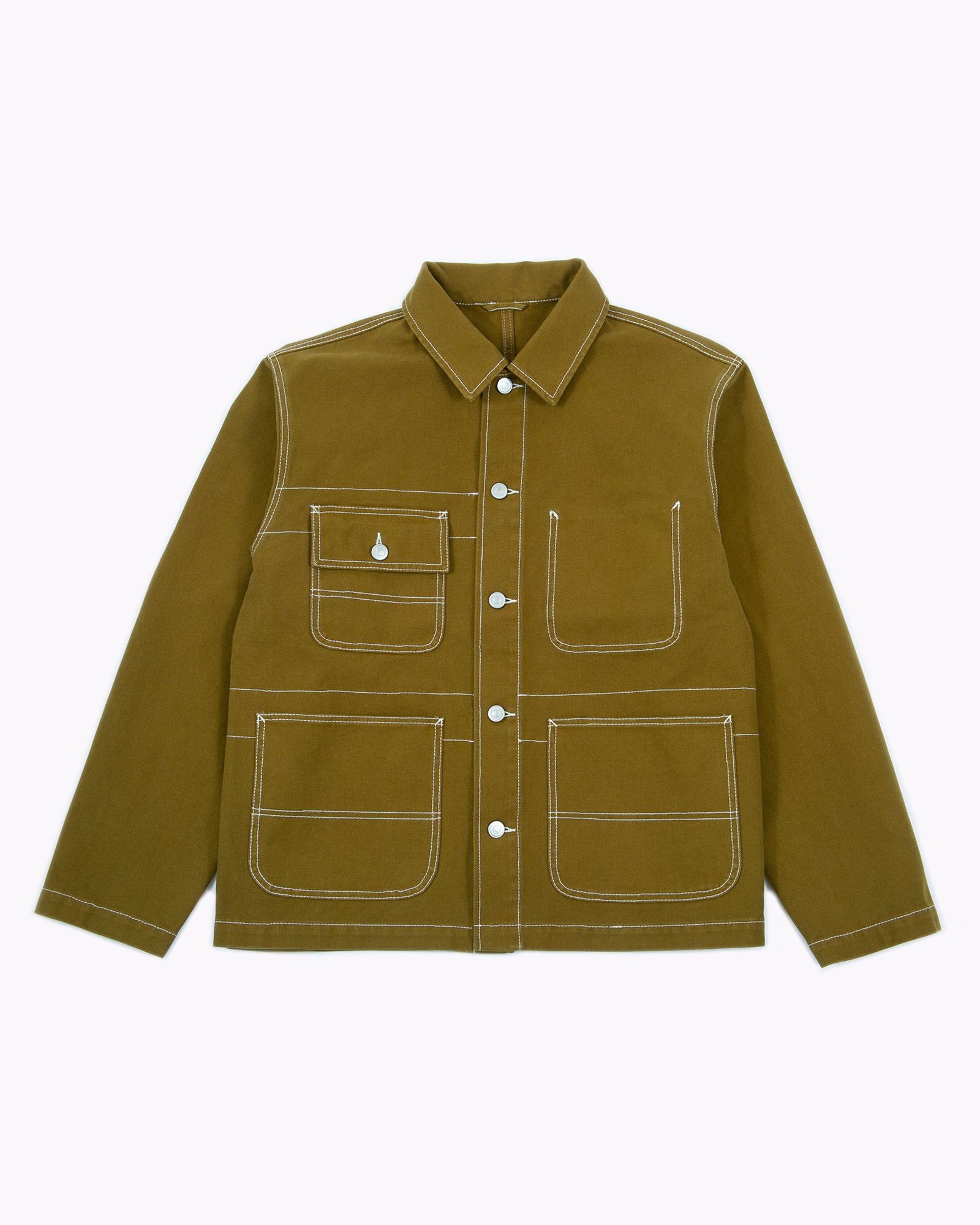 DYED CHORE COAT - MOSS(3301)