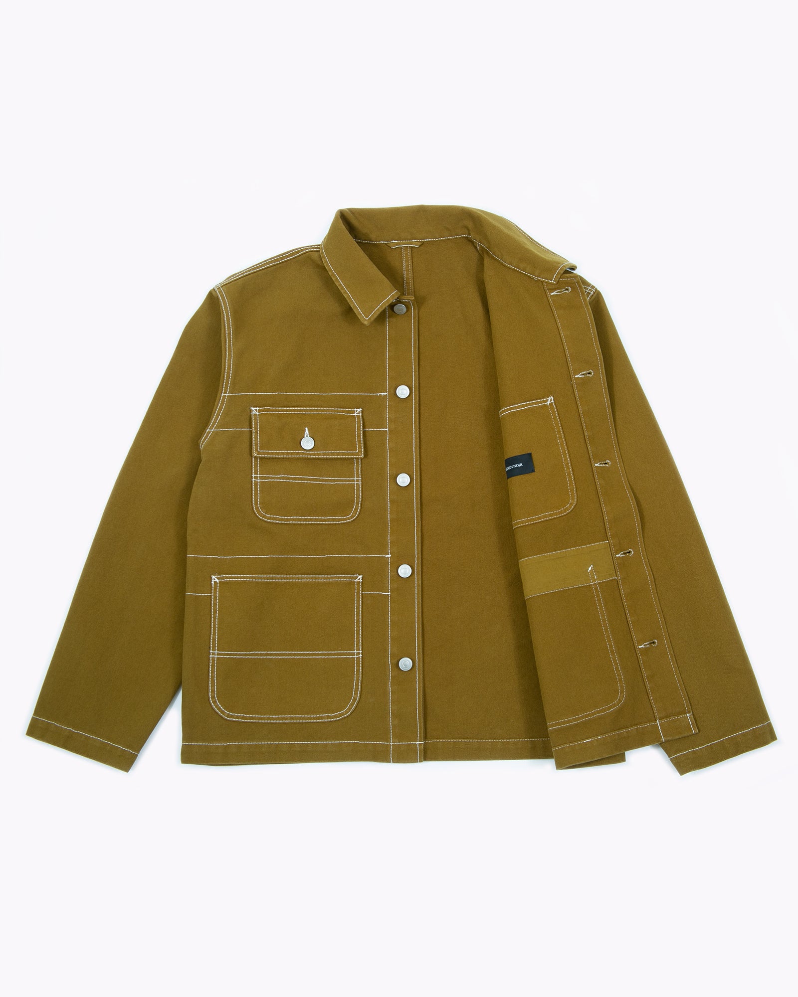 DYED CHORE COAT - MOSS(3301)