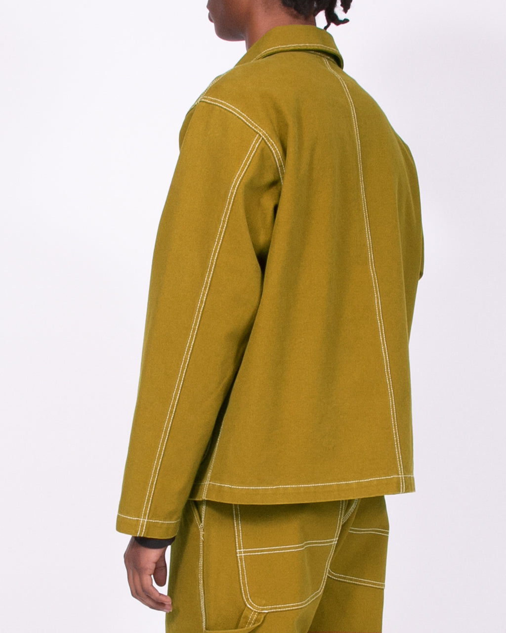 DYED CHORE COAT - MOSS(3301)