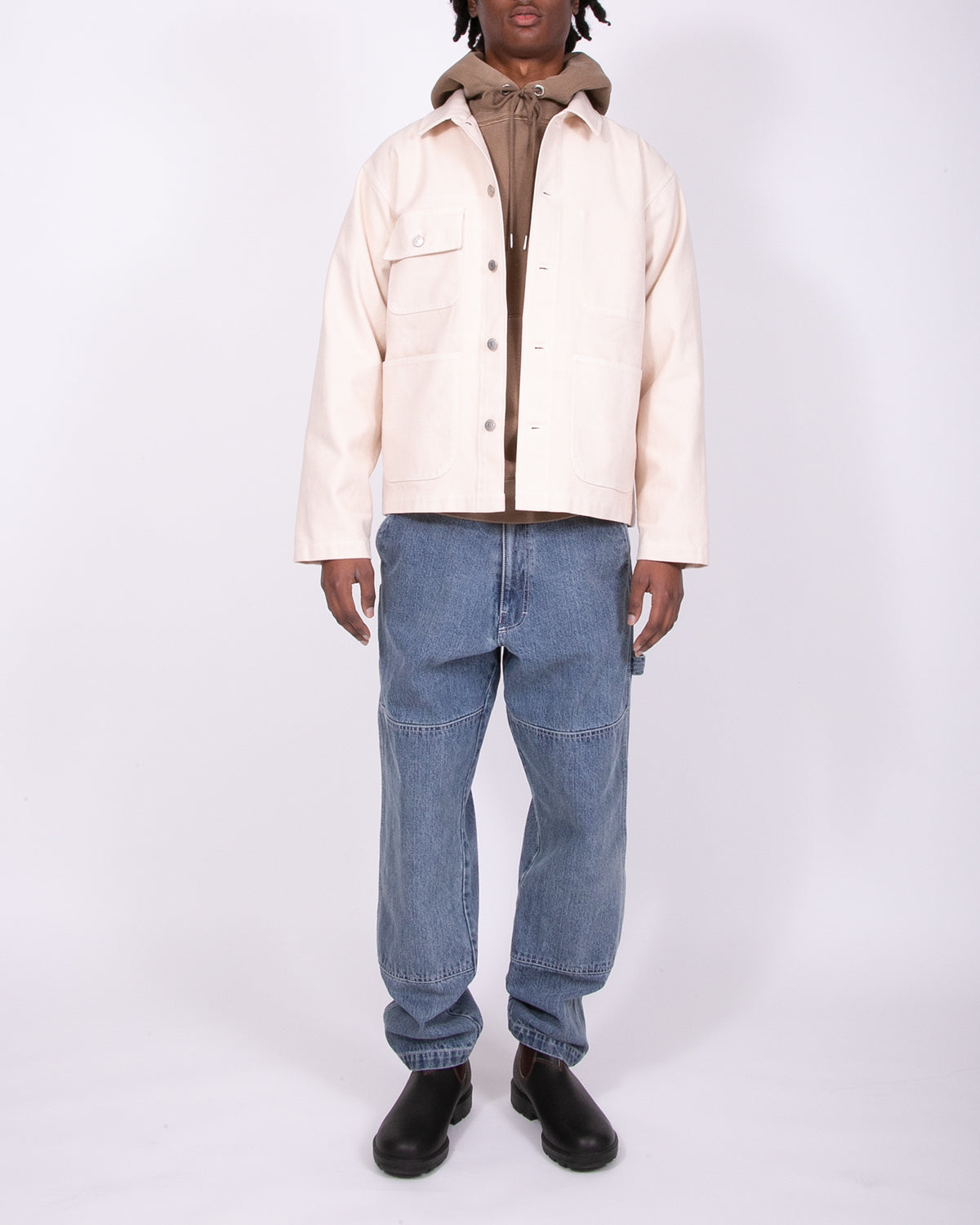 DYED CHORE COAT - NATURAL(3301)