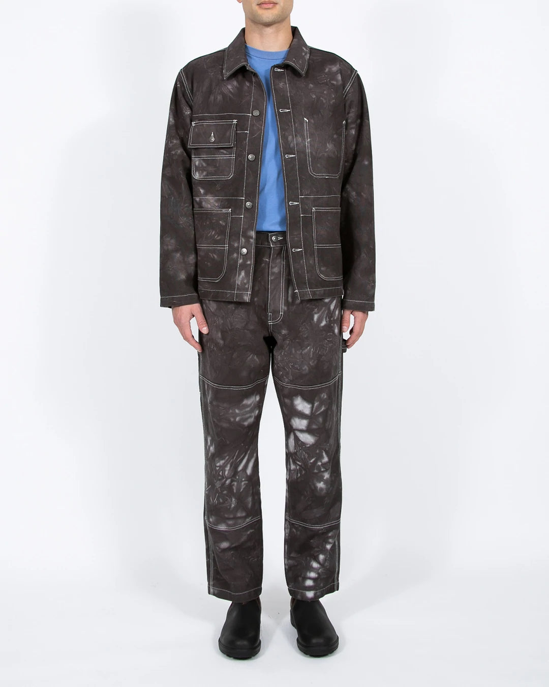 DYED CHORE COAT - SMOKE MIST(3301)