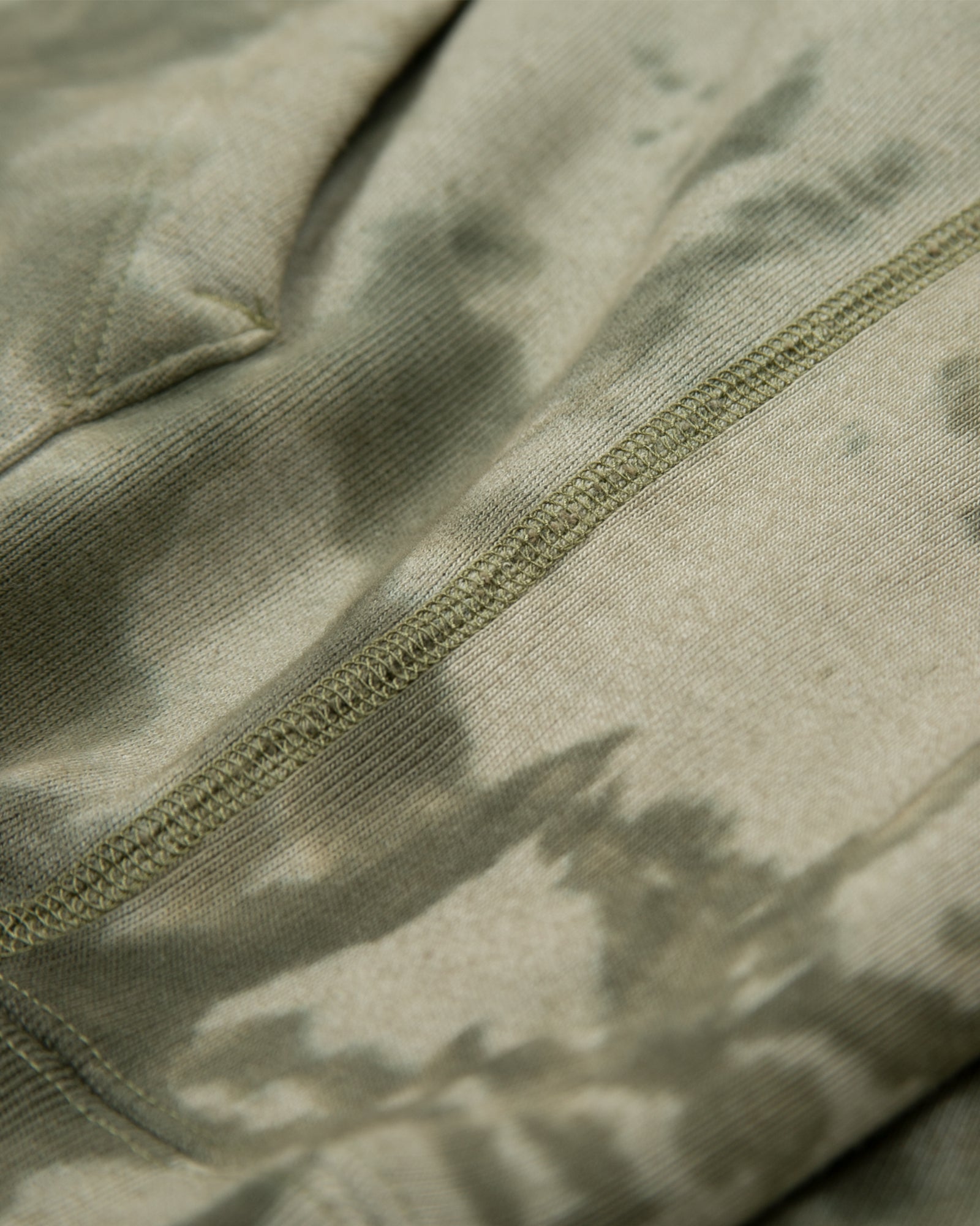 NATURAL DYED HOODIE FLEECE - SMOKE MIST(3333)