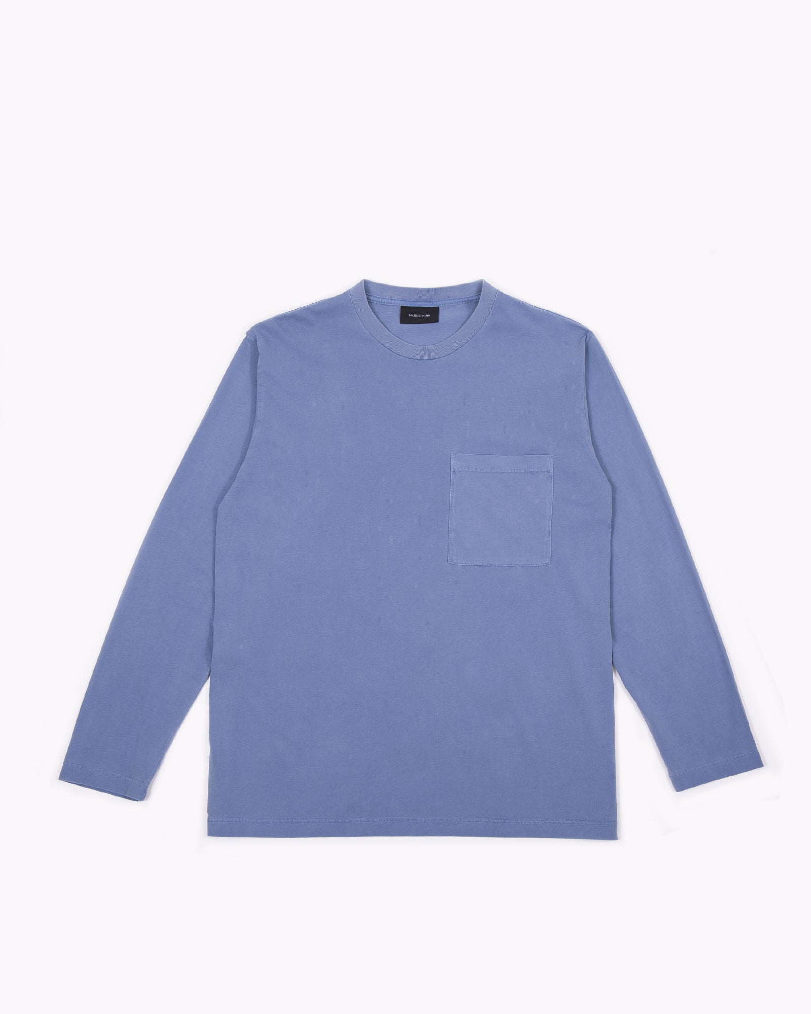 NATURAL DYED BLOCK LS JERSEY - COAST(3335)