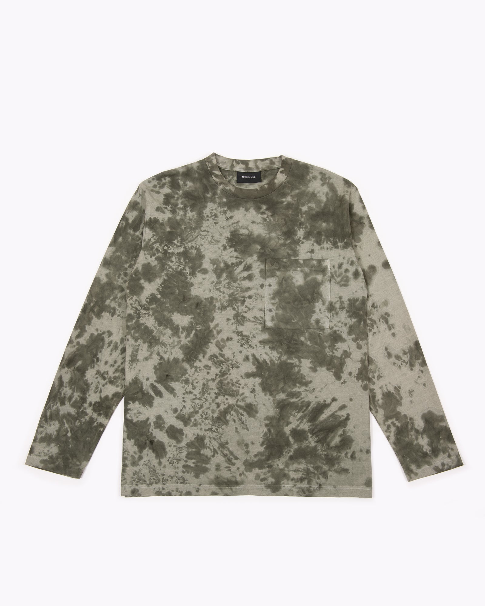NATURAL DYED BLOCK LS JERSEY - SMOKE MIST(3335)