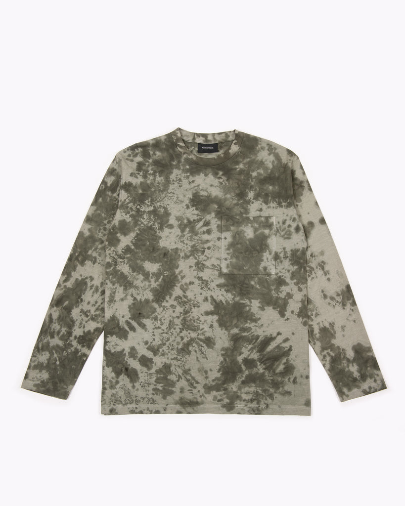 NATURAL DYED BLOCK LS JERSEY - SMOKE MIST(3335)