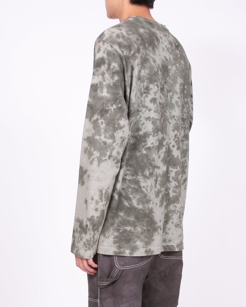 NATURAL DYED BLOCK LS JERSEY - SMOKE MIST(3335)