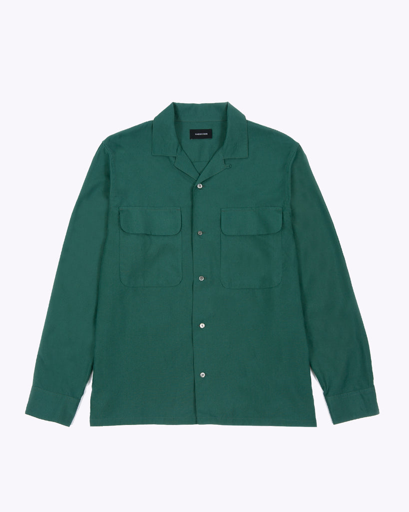 CAMP SIDE LS SHIRT - EVERGREEN