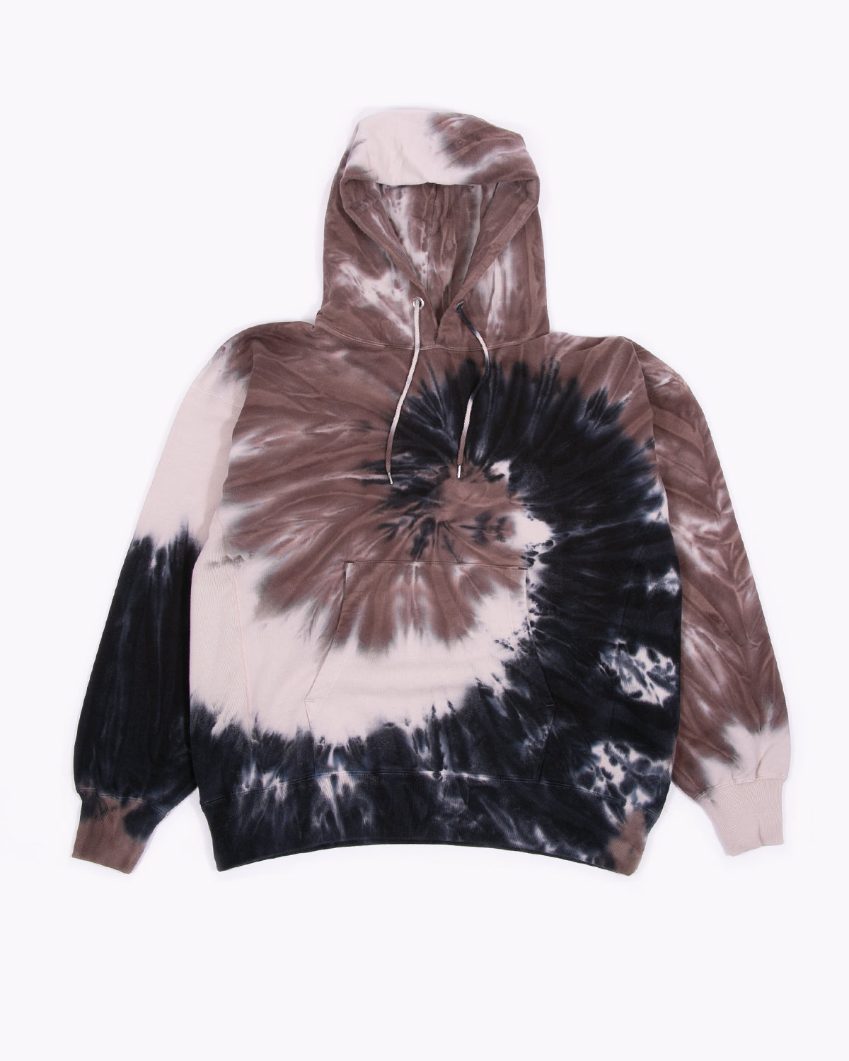 NATURAL DYED HOODIE FLEECE - TIE DYE(3433)