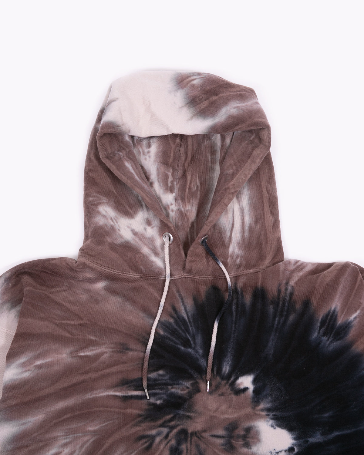 NATURAL DYED HOODIE FLEECE - TIE DYE(3433)