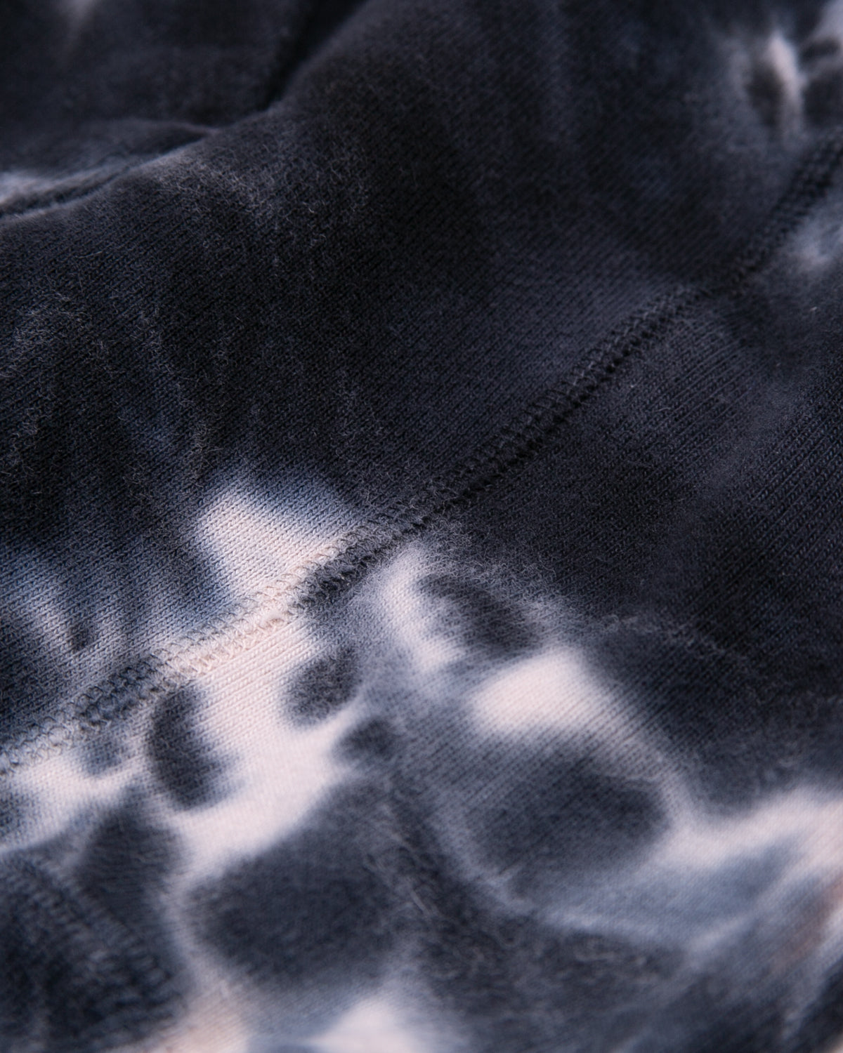 NATURAL DYED HOODIE FLEECE - TIE DYE(3433)