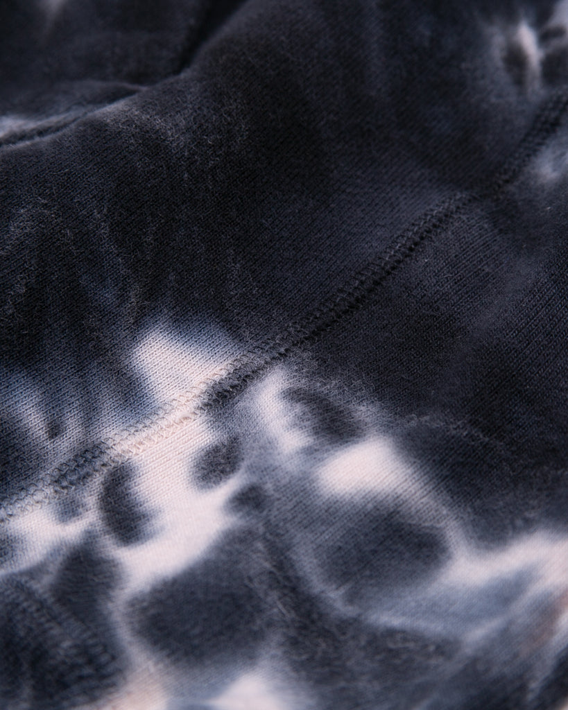 NATURAL DYED HOODIE FLEECE - TIE DYE(3433)