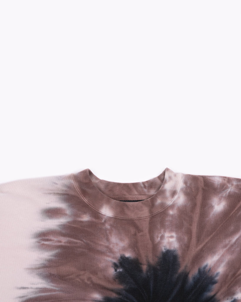 NATURAL DYED CREW FLEECE - TIE DYE（3434）