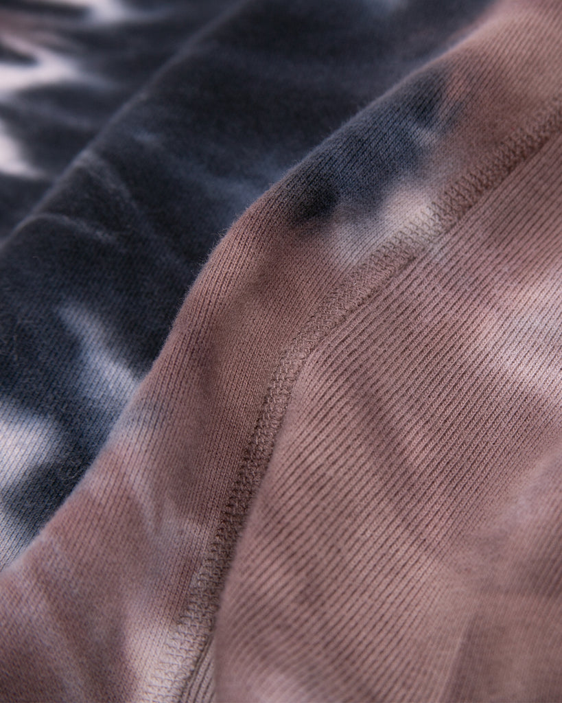 NATURAL DYED CREW FLEECE - TIE DYE（3434）