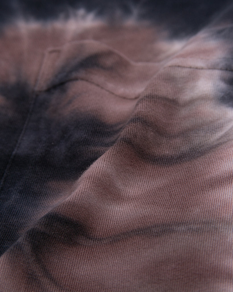 NATURAL DYED BLOCK LS JERSEY - TIE DYE
