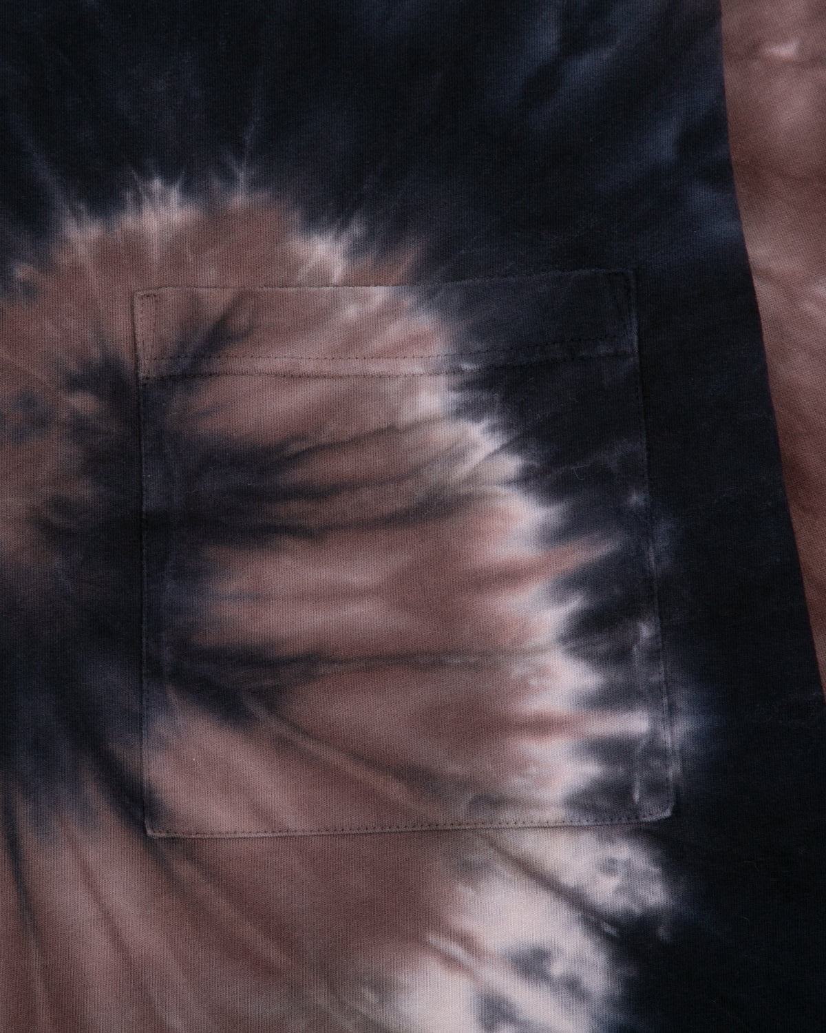 NATURAL DYED BLOCK LS JERSEY - TIE DYE(3435)