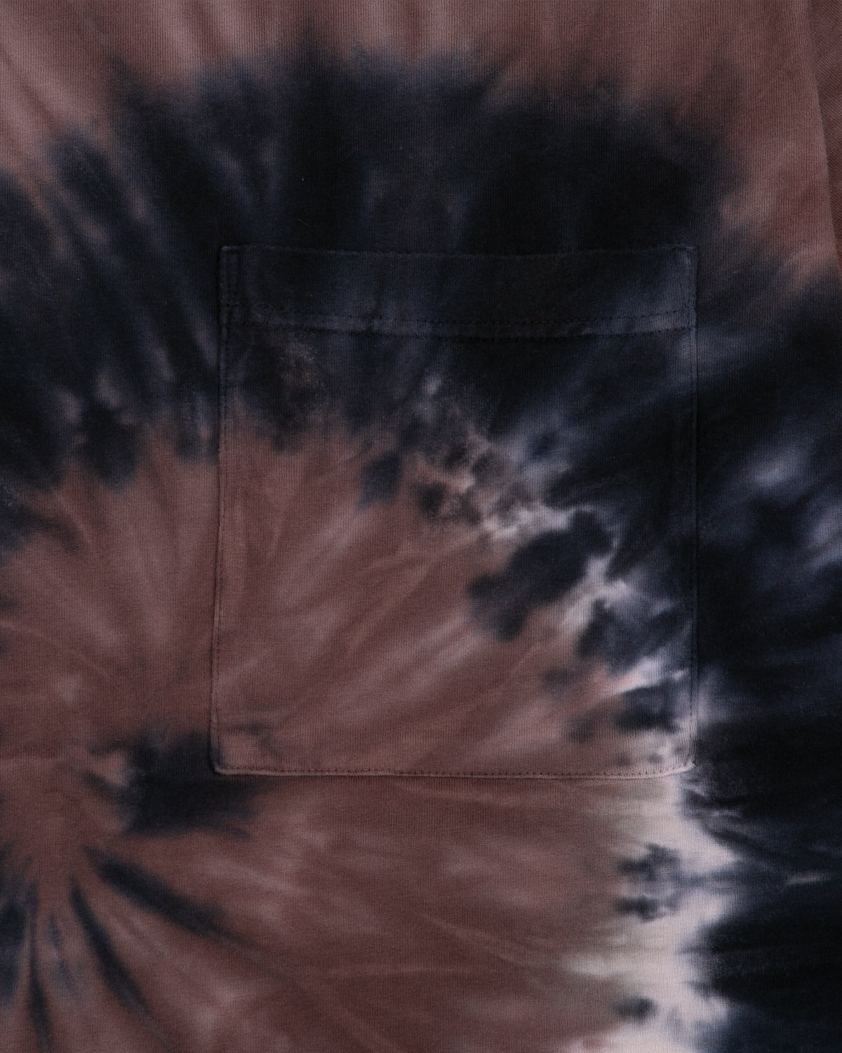 NATURAL DYED BLOCK SS JERSEY - TIE DYE(3436)