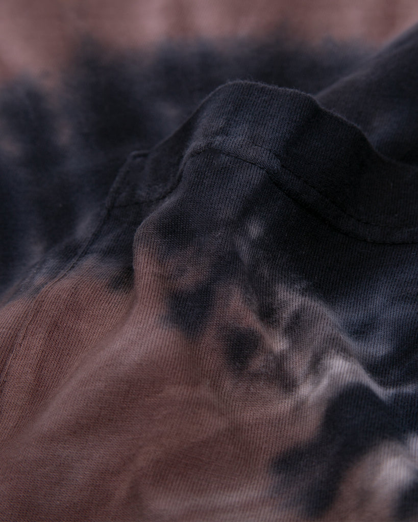 NATURAL DYED BLOCK SS JERSEY - TIE DYE