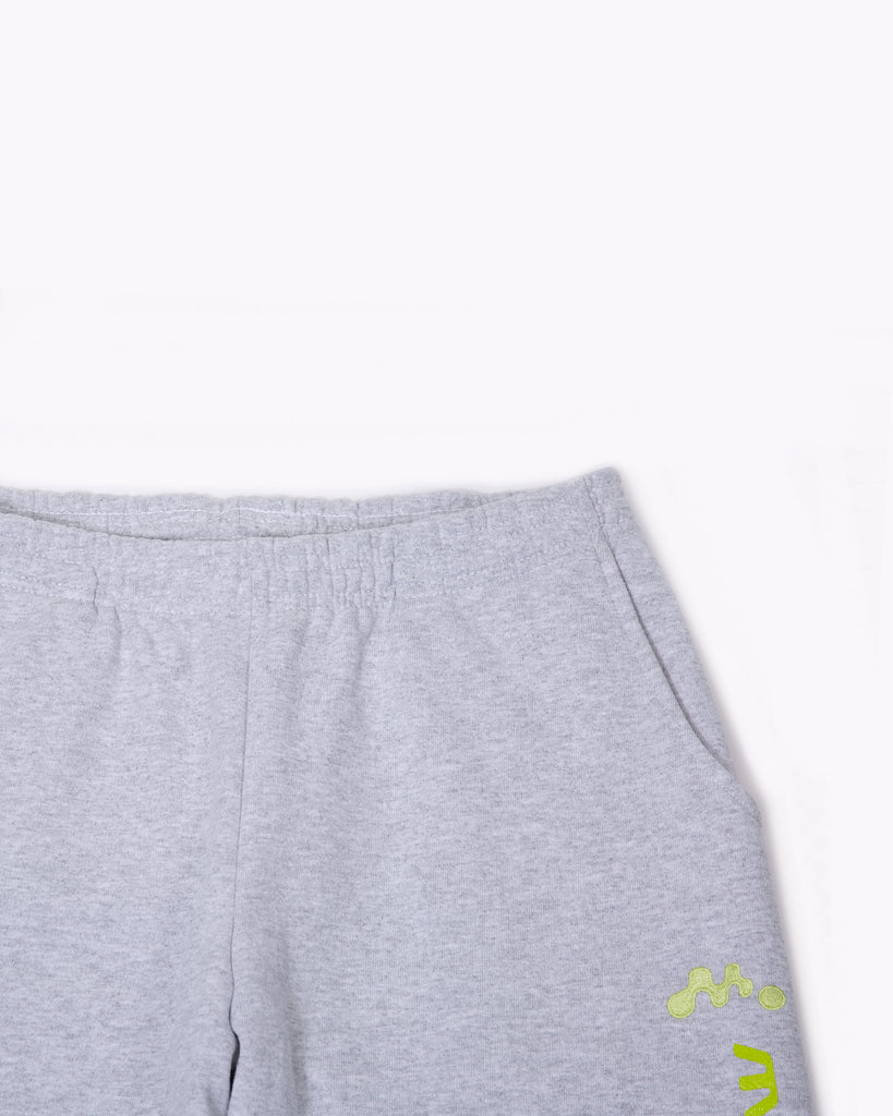 NATURAL HIGH FLEECE PANTS - ASH