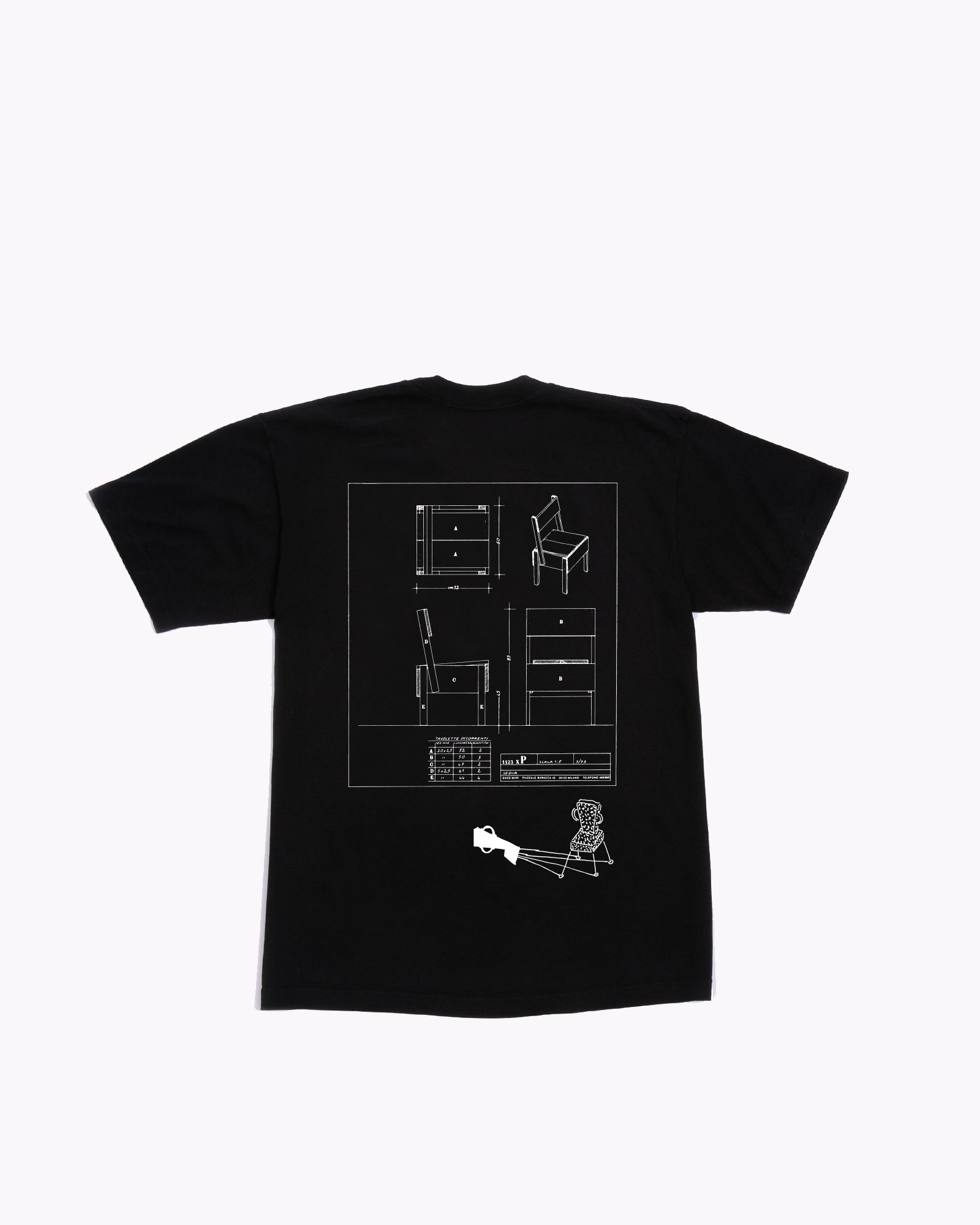 CHAIR SS JERSEY - BLACK(3342)
