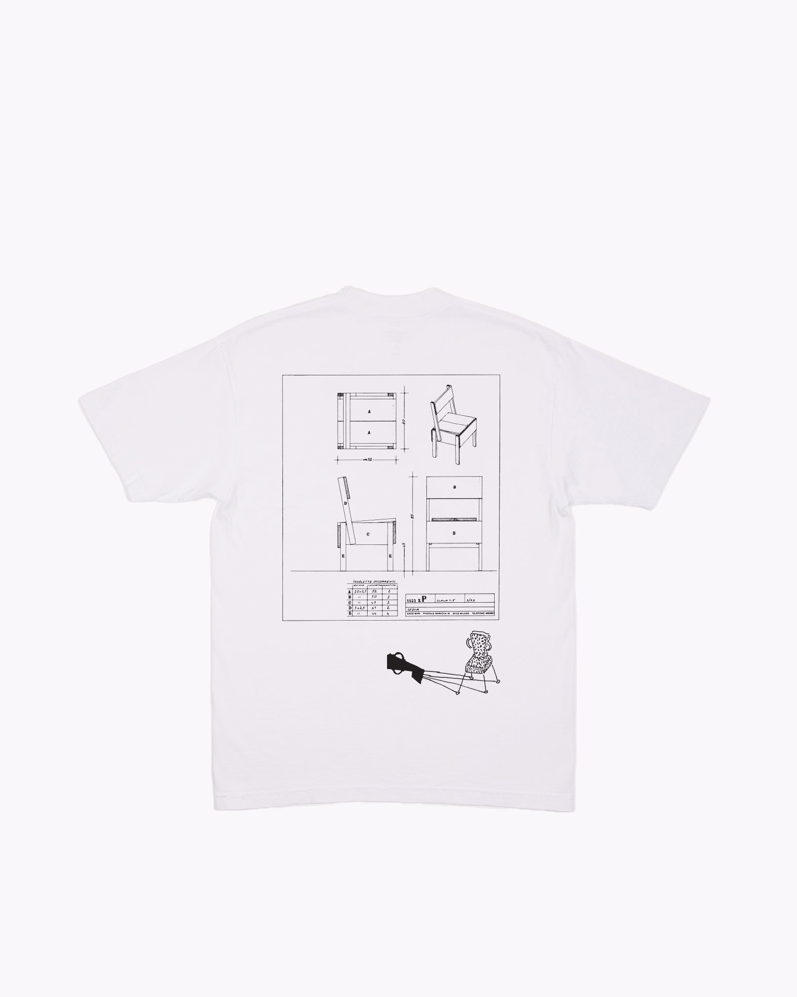 CHAIR SS JERSEY - WHITE(3342)