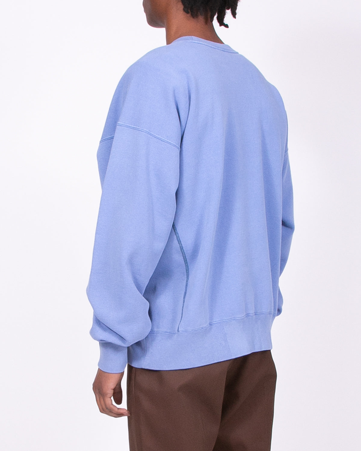 NATURAL DYED CREW FLEECE - COAST(3334)