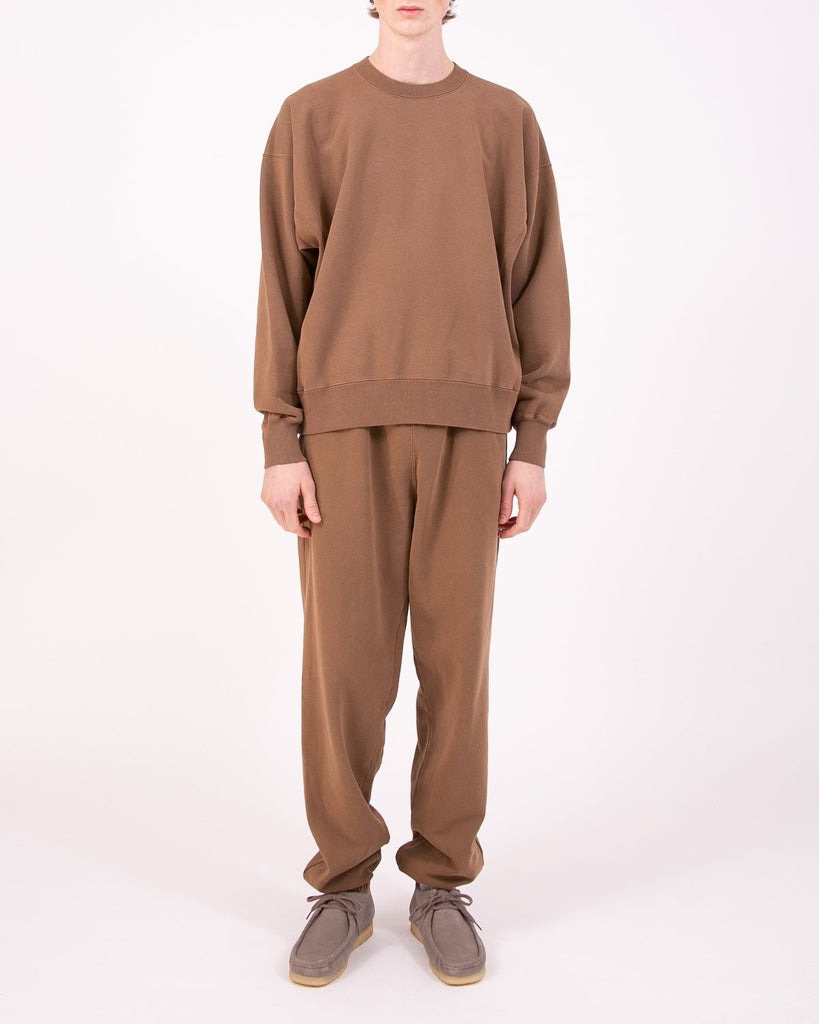 NATURAL DYED CREW FLEECE - BARK(3232)