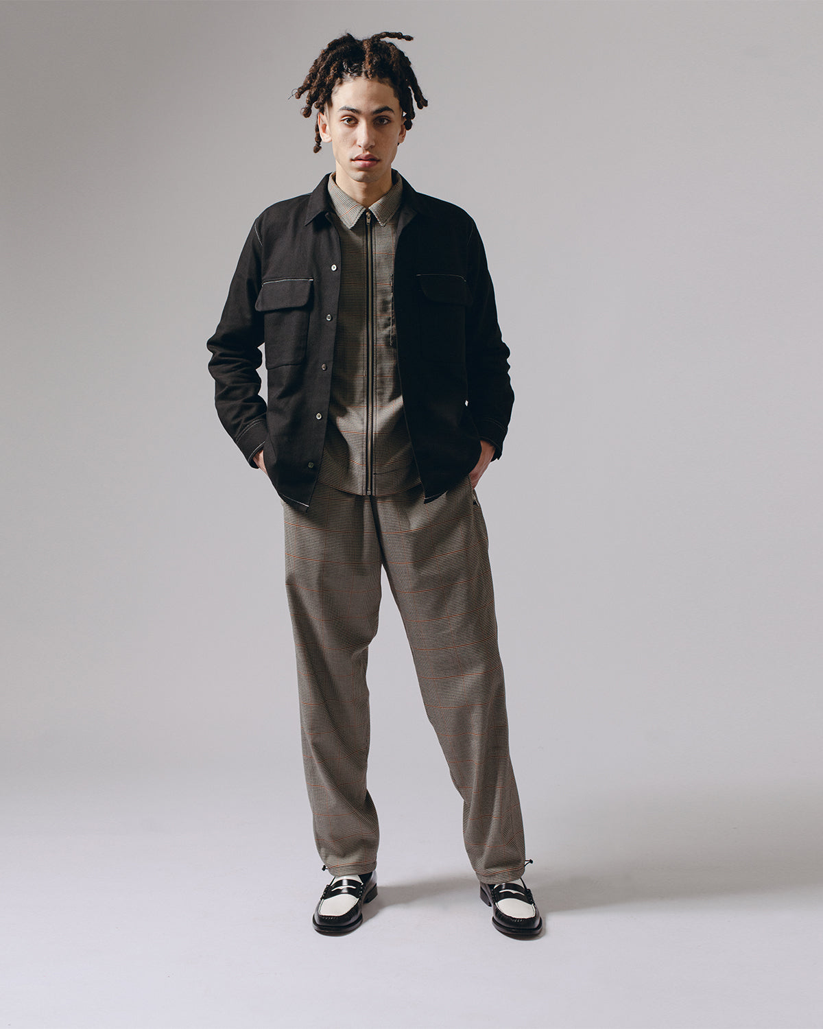 WARM UP TROUSER - CHECK(3124)