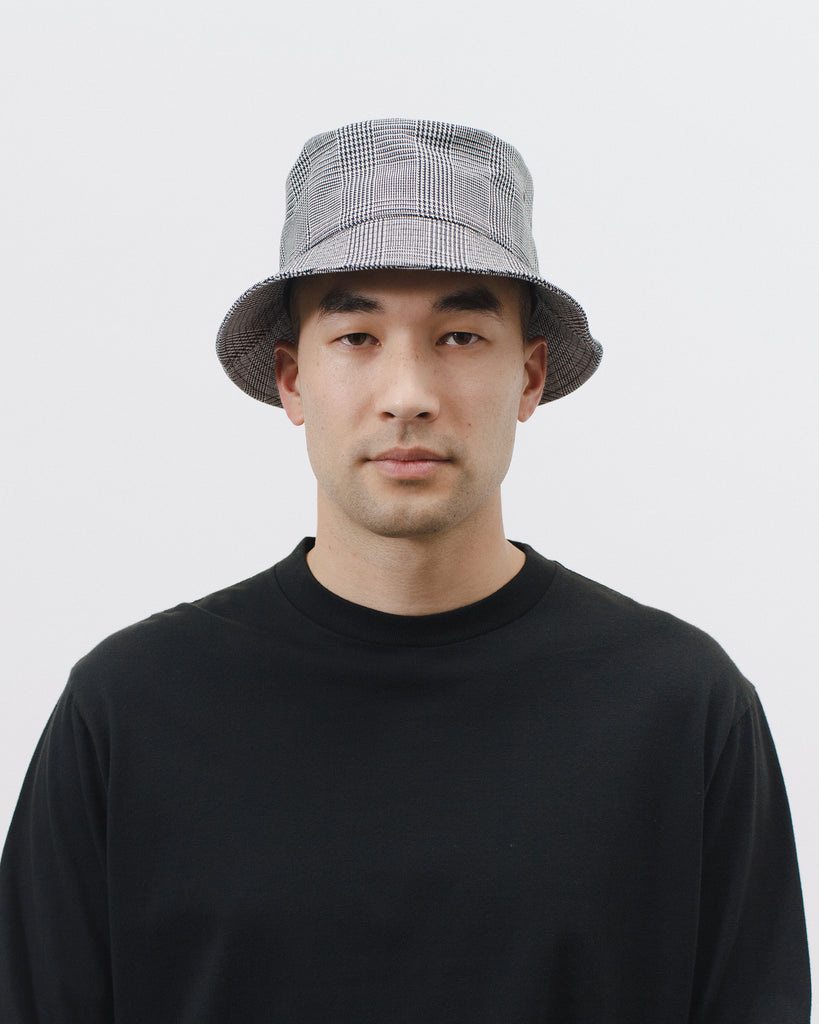 GLEN BUCKET CAP - WHALES PLAID（3073）